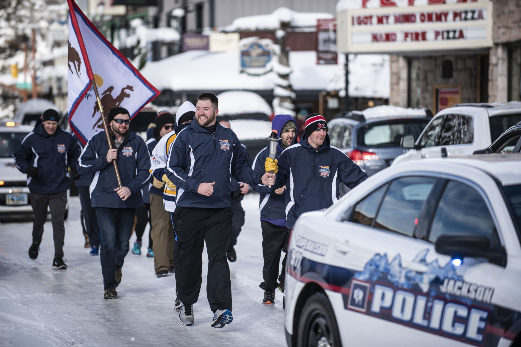 Special Olympics torch run